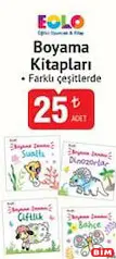 EOLO BOYAMA KİTAPLARI fiyat ve kampanya bilgisi